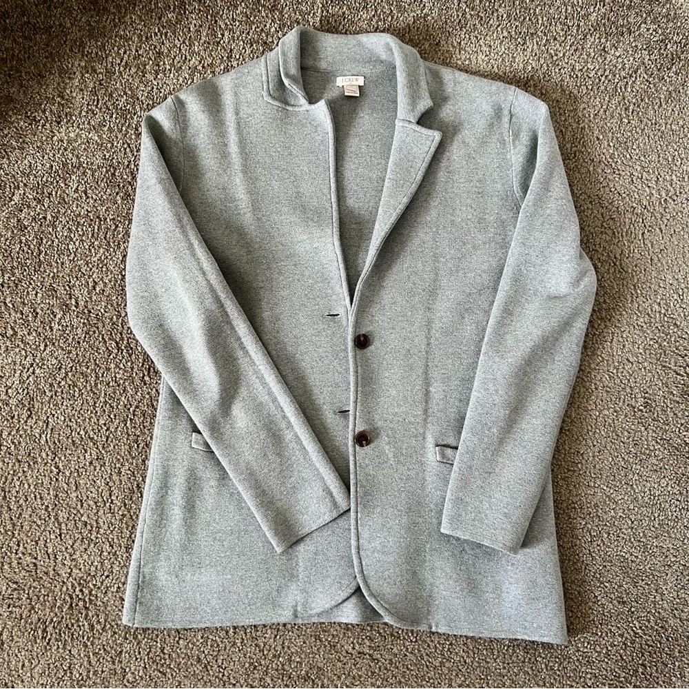J Crew Schoolboy sweater-blazer